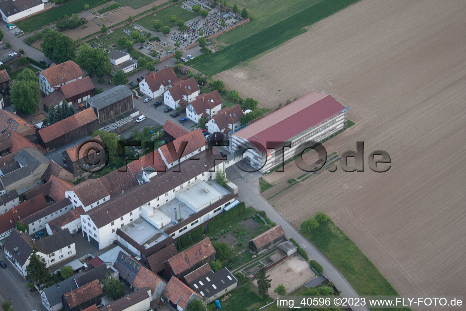 Photographie aérienne de Quartier Hayna in Herxheim bei Landau dans le département Rhénanie-Palatinat, Allemagne