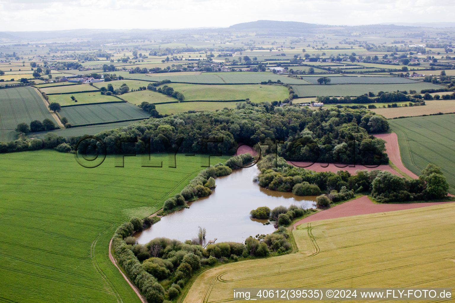 Vue aérienne de Kingstone dans le département Angleterre, Grande Bretagne