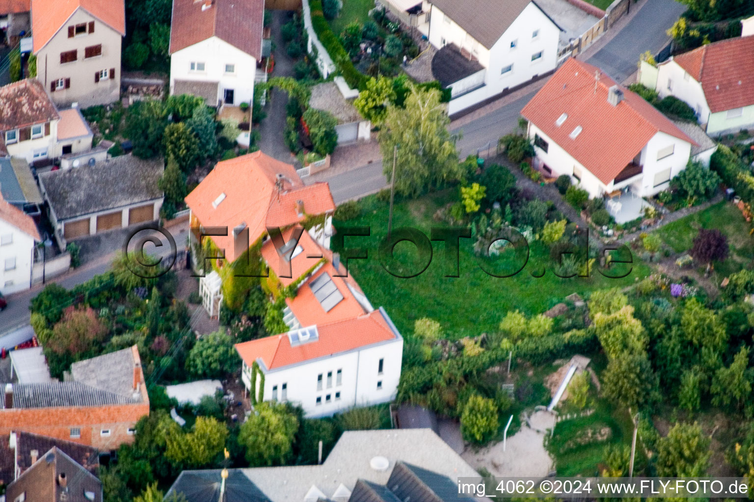 Siebeldingen dans le département Rhénanie-Palatinat, Allemagne depuis l'avion