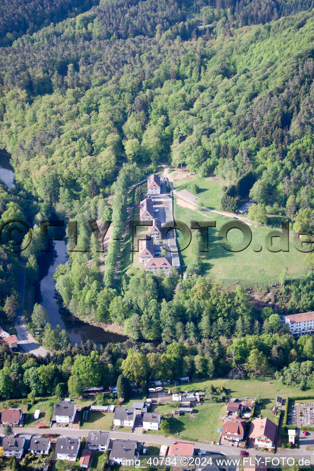 Altschlossstraße 2-8 à Eppenbrunn dans le département Rhénanie-Palatinat, Allemagne hors des airs