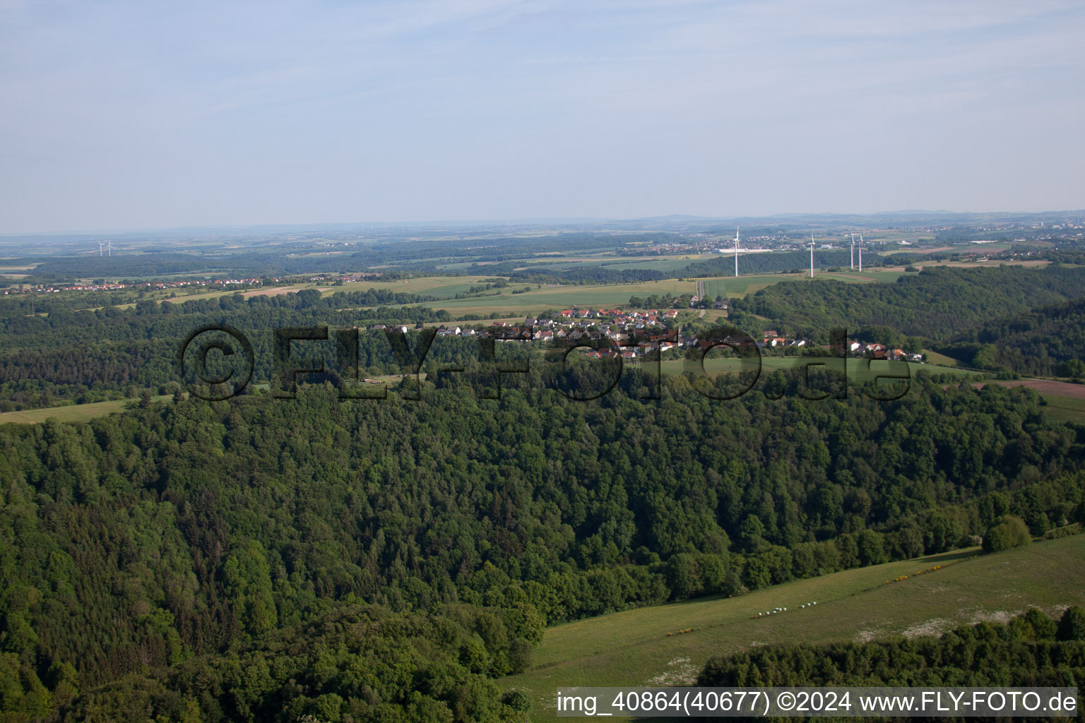 Vinningen dans le département Rhénanie-Palatinat, Allemagne hors des airs