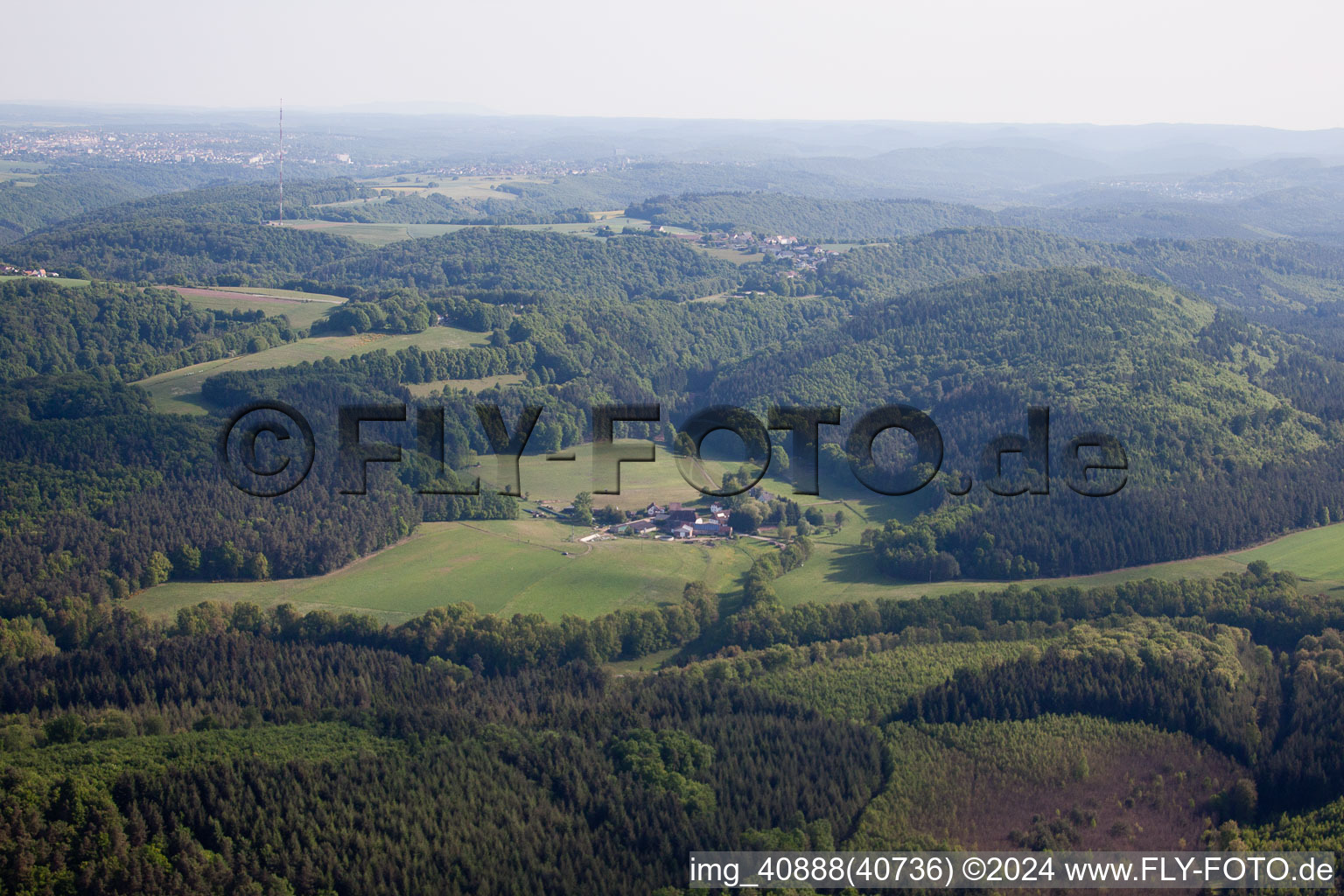 Photographie aérienne de Hôtel Ransbrunnerhof à Eppenbrunn dans le département Rhénanie-Palatinat, Allemagne