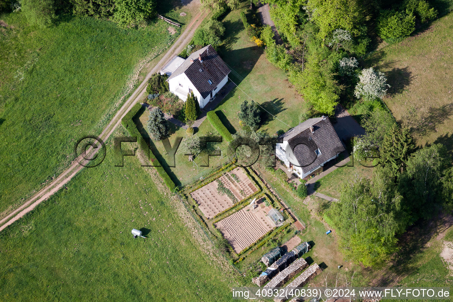 Vue d'oiseau de Hôtel Ransbrunnerhof à Eppenbrunn dans le département Rhénanie-Palatinat, Allemagne