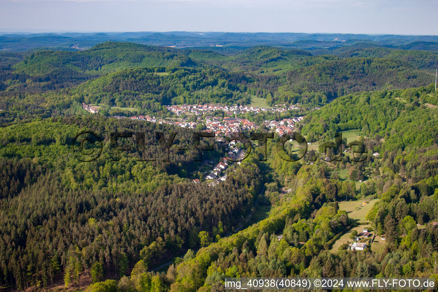 Vue aérienne de Quartier Hochstellerhof in Trulben dans le département Rhénanie-Palatinat, Allemagne