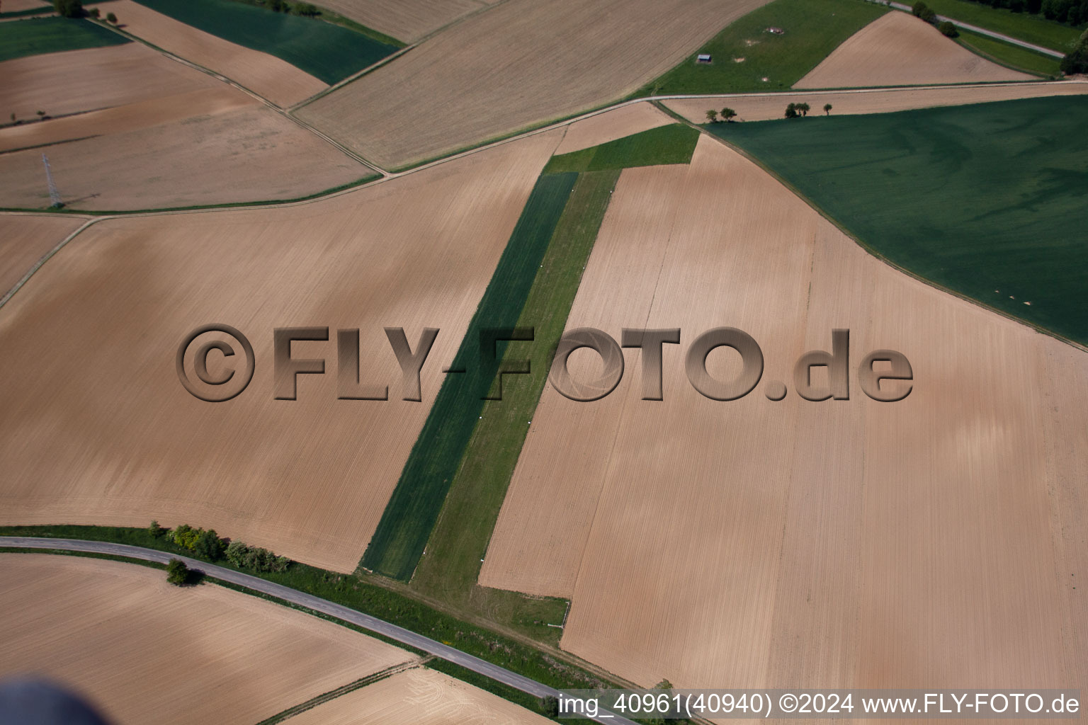 Photographie aérienne de Lieu UL à Salmbach dans le département Bas Rhin, France