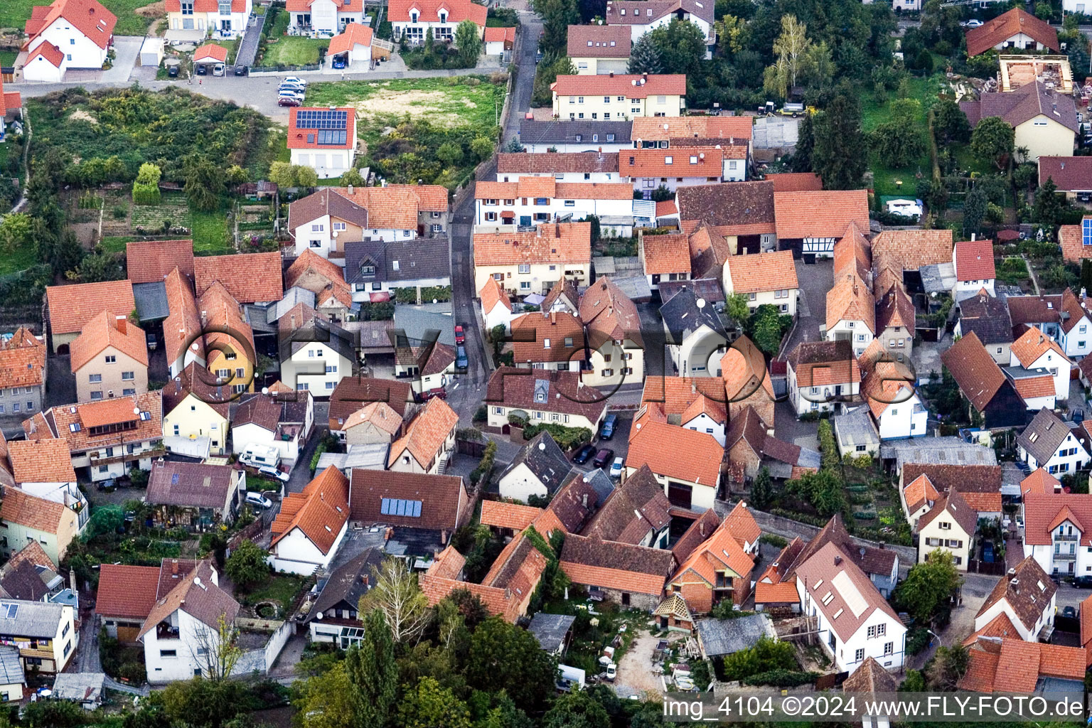 Quartier Arzheim in Landau in der Pfalz dans le département Rhénanie-Palatinat, Allemagne d'en haut