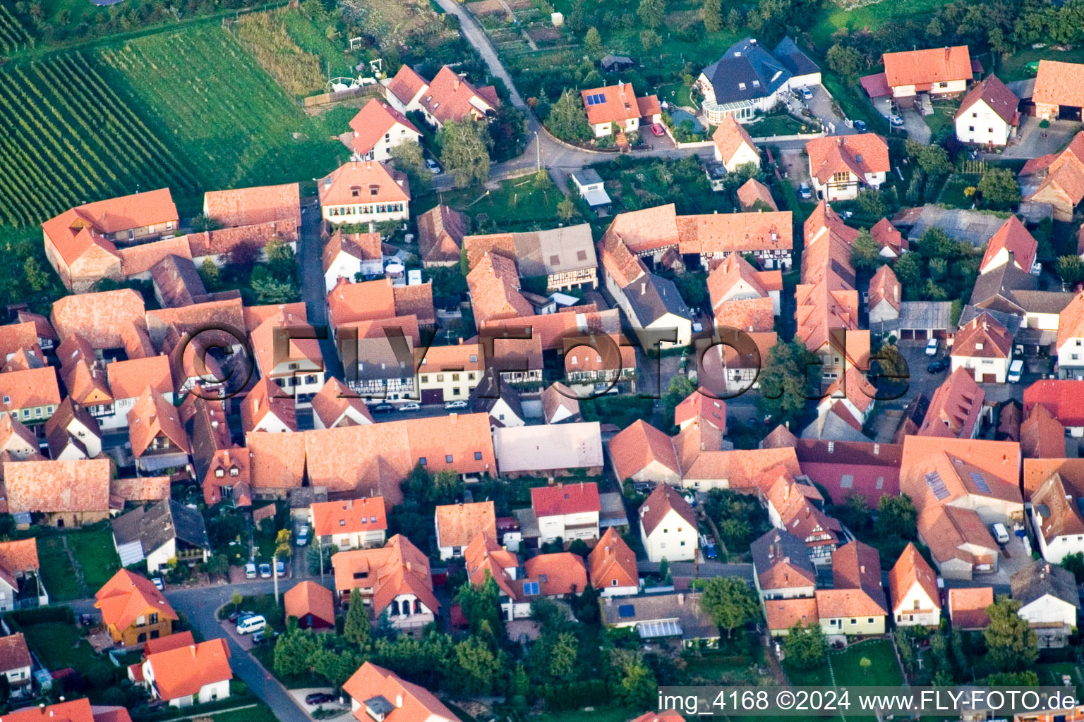 Image drone de Quartier Schweigen in Schweigen-Rechtenbach dans le département Rhénanie-Palatinat, Allemagne