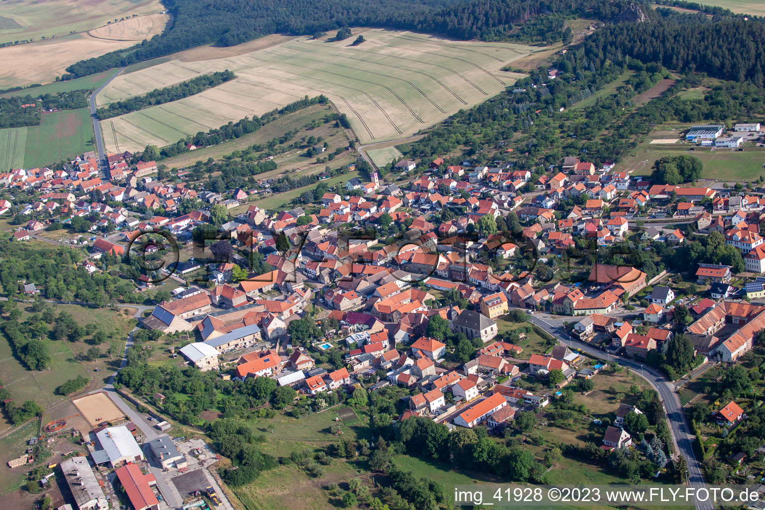 Photographie aérienne de Quartier Timmenrode in Blankenburg dans le département Saxe-Anhalt, Allemagne