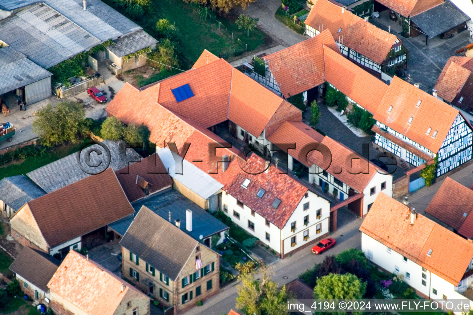 Image drone de Vollmersweiler dans le département Rhénanie-Palatinat, Allemagne