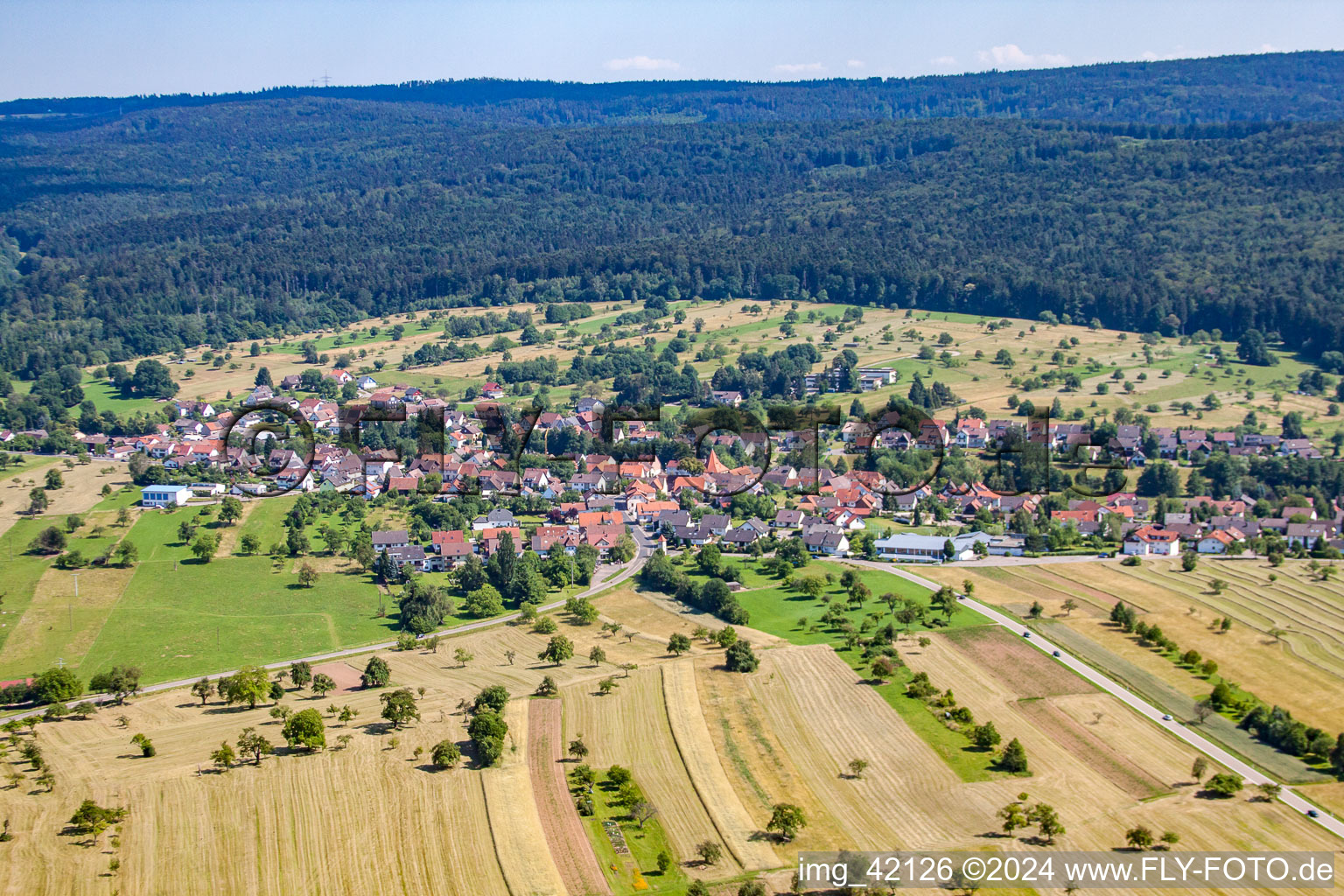 Photographie aérienne de Quartier Langenalb in Straubenhardt dans le département Bade-Wurtemberg, Allemagne