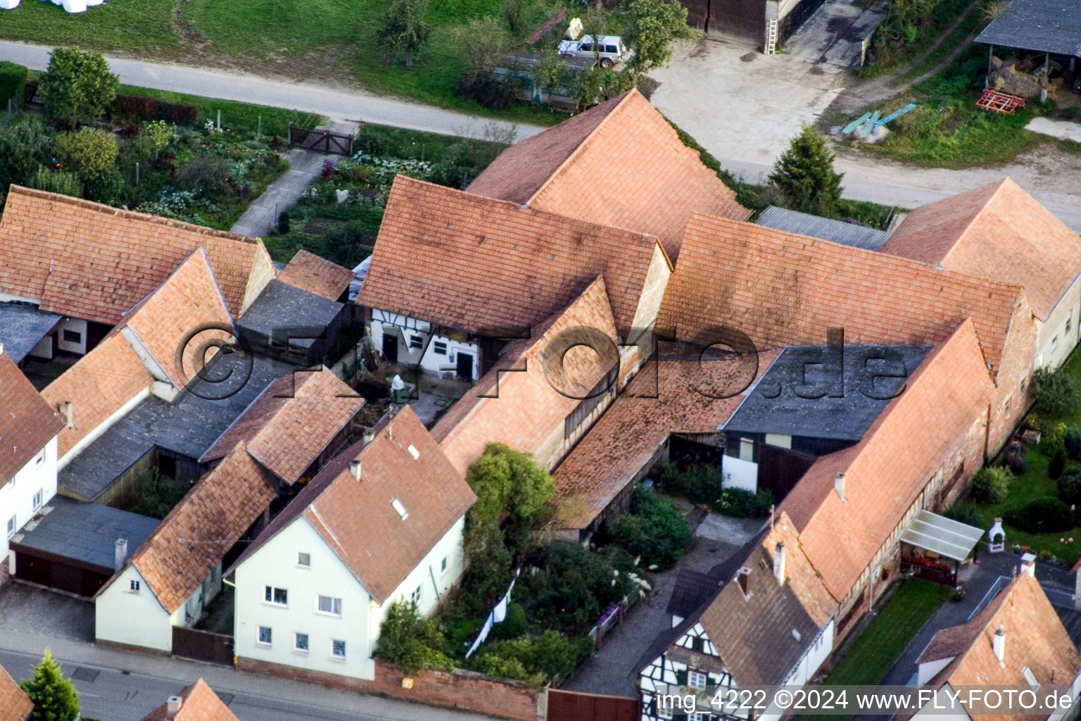 Image drone de Sarrestr à Kandel dans le département Rhénanie-Palatinat, Allemagne