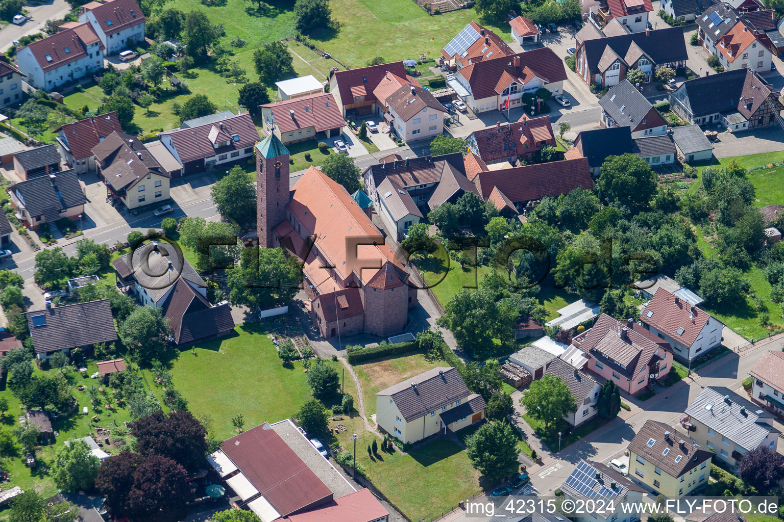 Vue aérienne de Quartier Pfaffenrot in Marxzell dans le département Bade-Wurtemberg, Allemagne