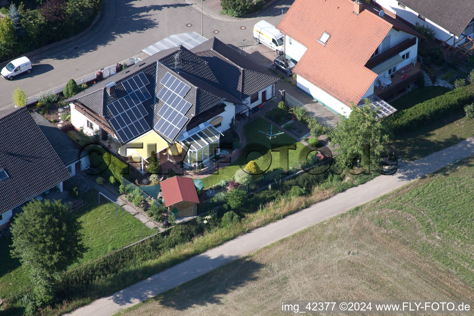 Hatzenbühl dans le département Rhénanie-Palatinat, Allemagne vue du ciel