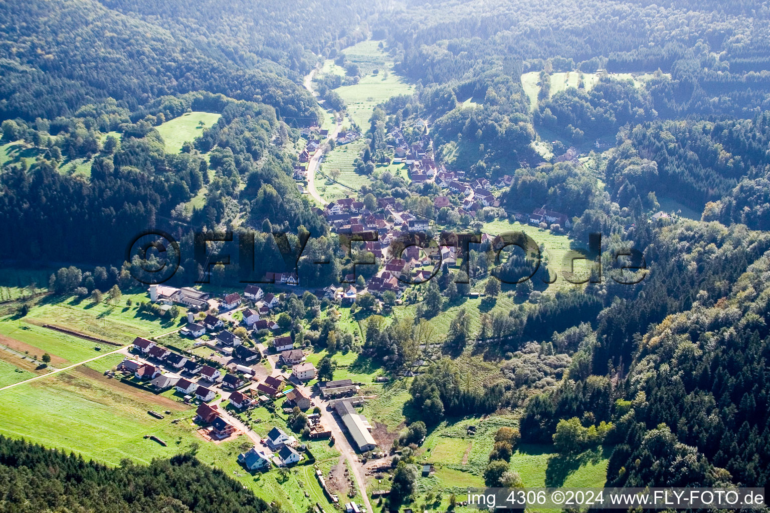 Photographie aérienne de Bobenthal dans le département Rhénanie-Palatinat, Allemagne