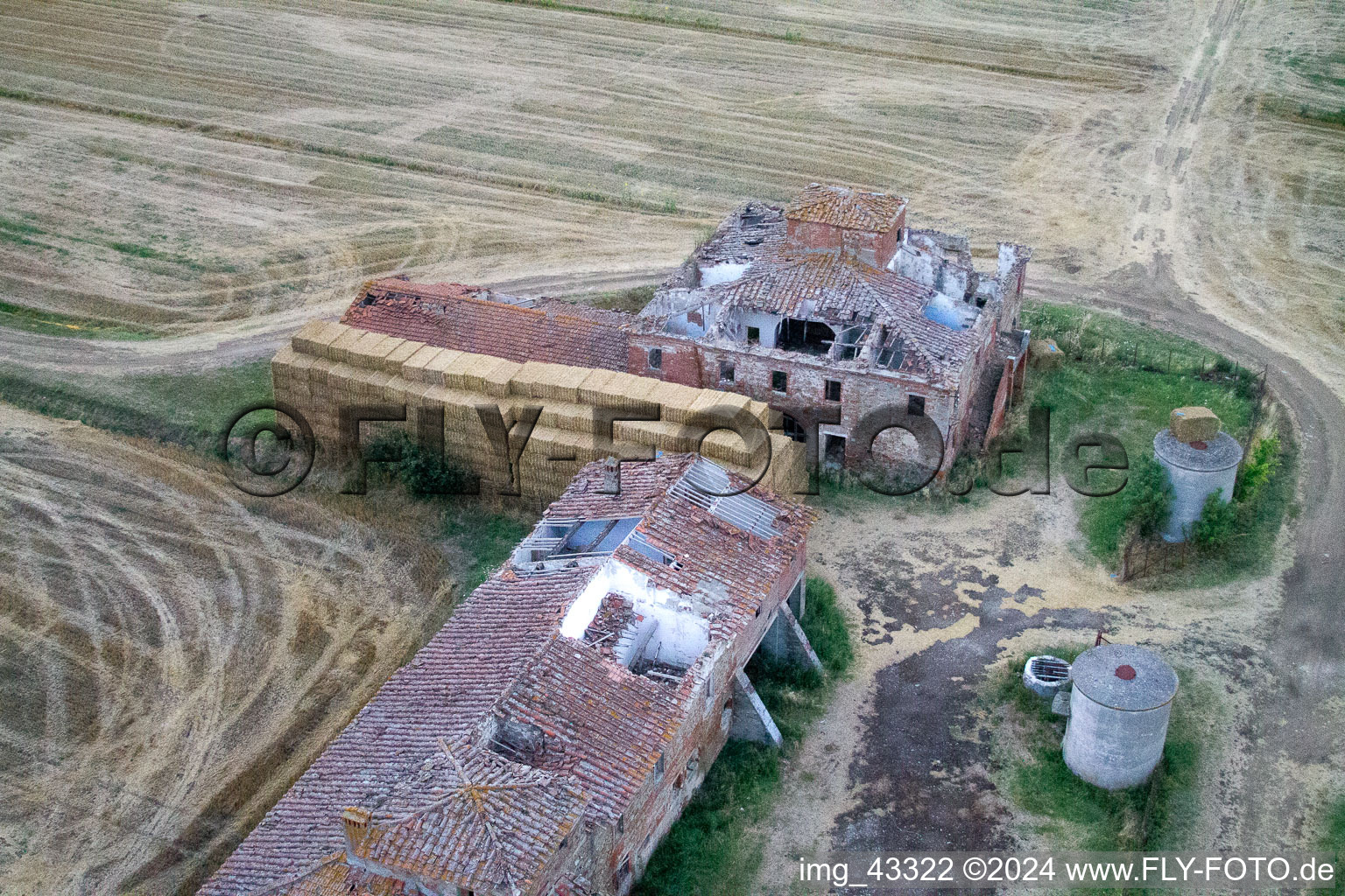 Castroncello dans le département Toscane, Italie d'en haut