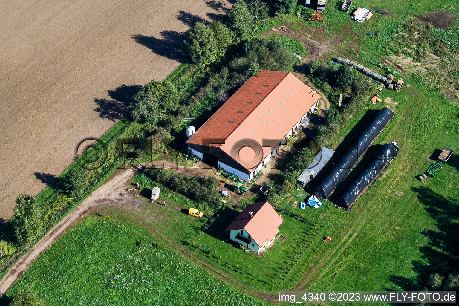 Enregistrement par drone de Steinfeld dans le département Rhénanie-Palatinat, Allemagne