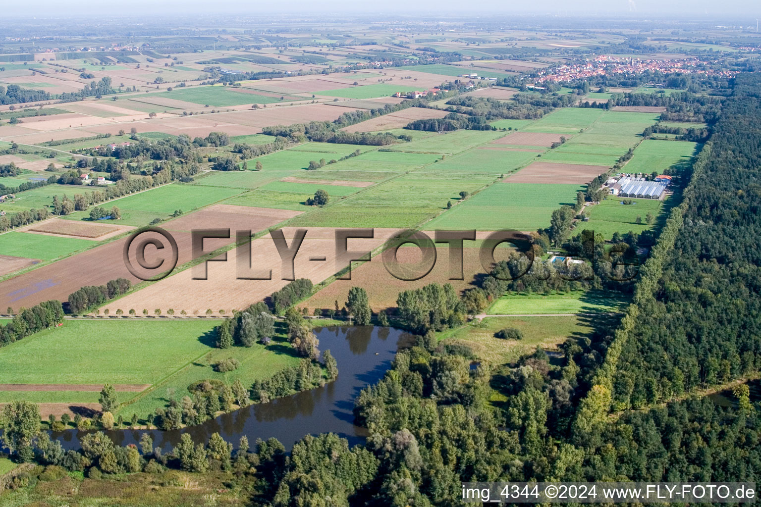 Steinfeld dans le département Rhénanie-Palatinat, Allemagne du point de vue du drone