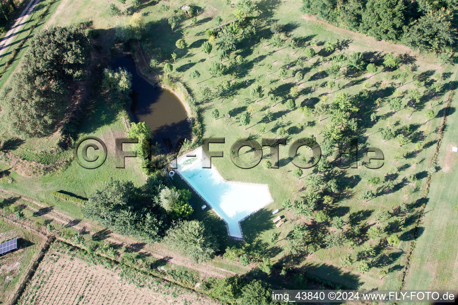 Castroncello dans le département Toscane, Italie vue du ciel