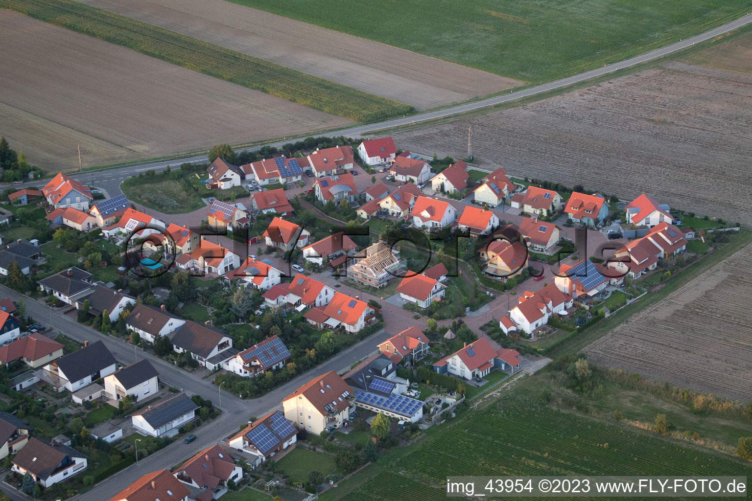 Image drone de Quartier Hayna in Herxheim bei Landau dans le département Rhénanie-Palatinat, Allemagne