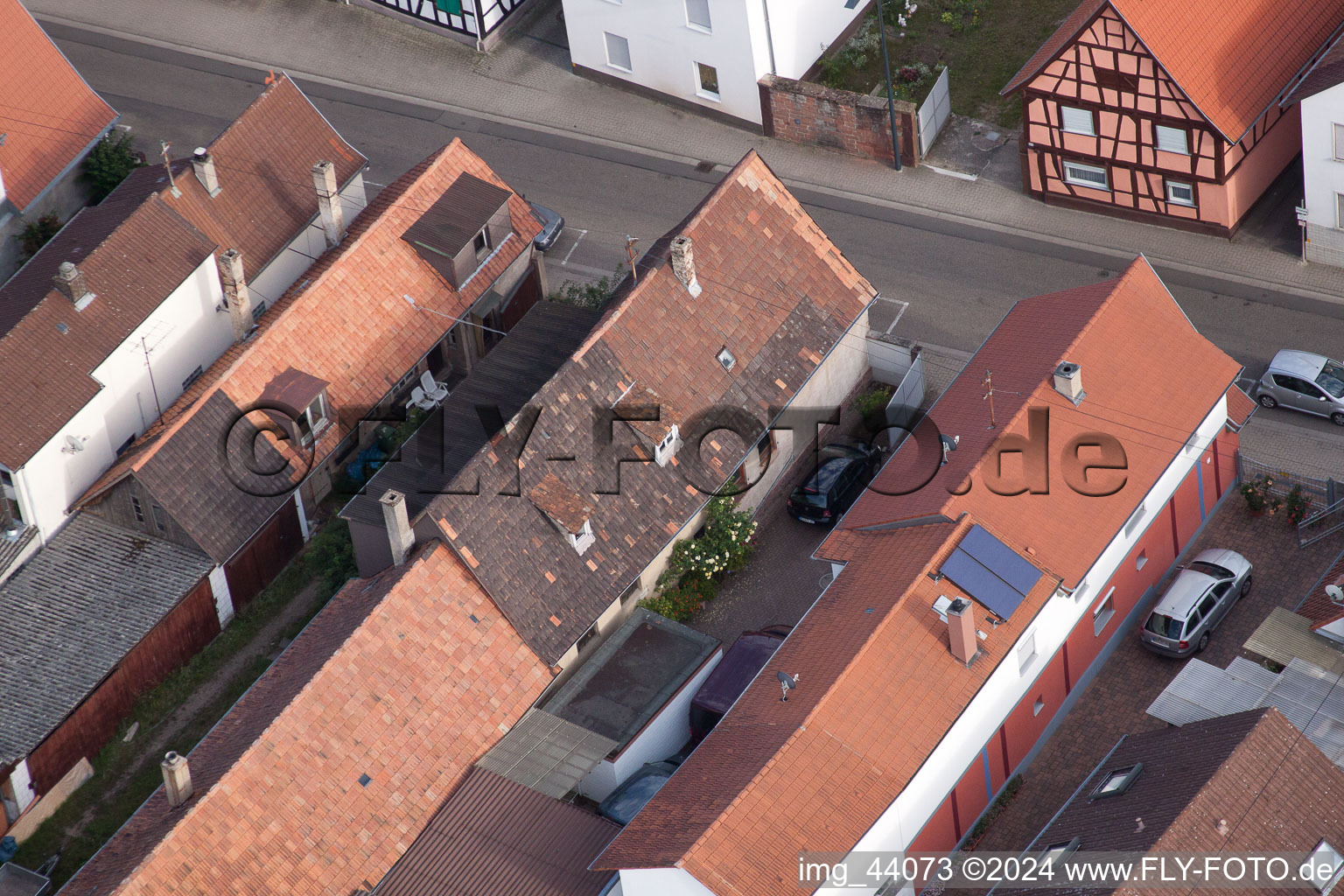 Photographie aérienne de Sarrestr à Kandel dans le département Rhénanie-Palatinat, Allemagne