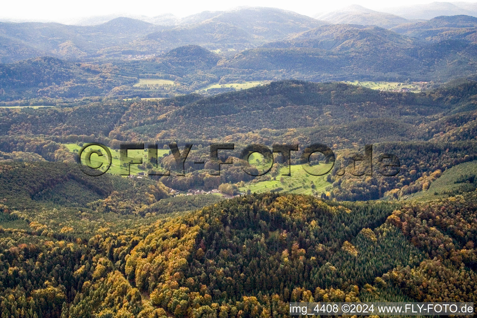 Vue aérienne de Du nord à le quartier Blankenborn in Bad Bergzabern dans le département Rhénanie-Palatinat, Allemagne