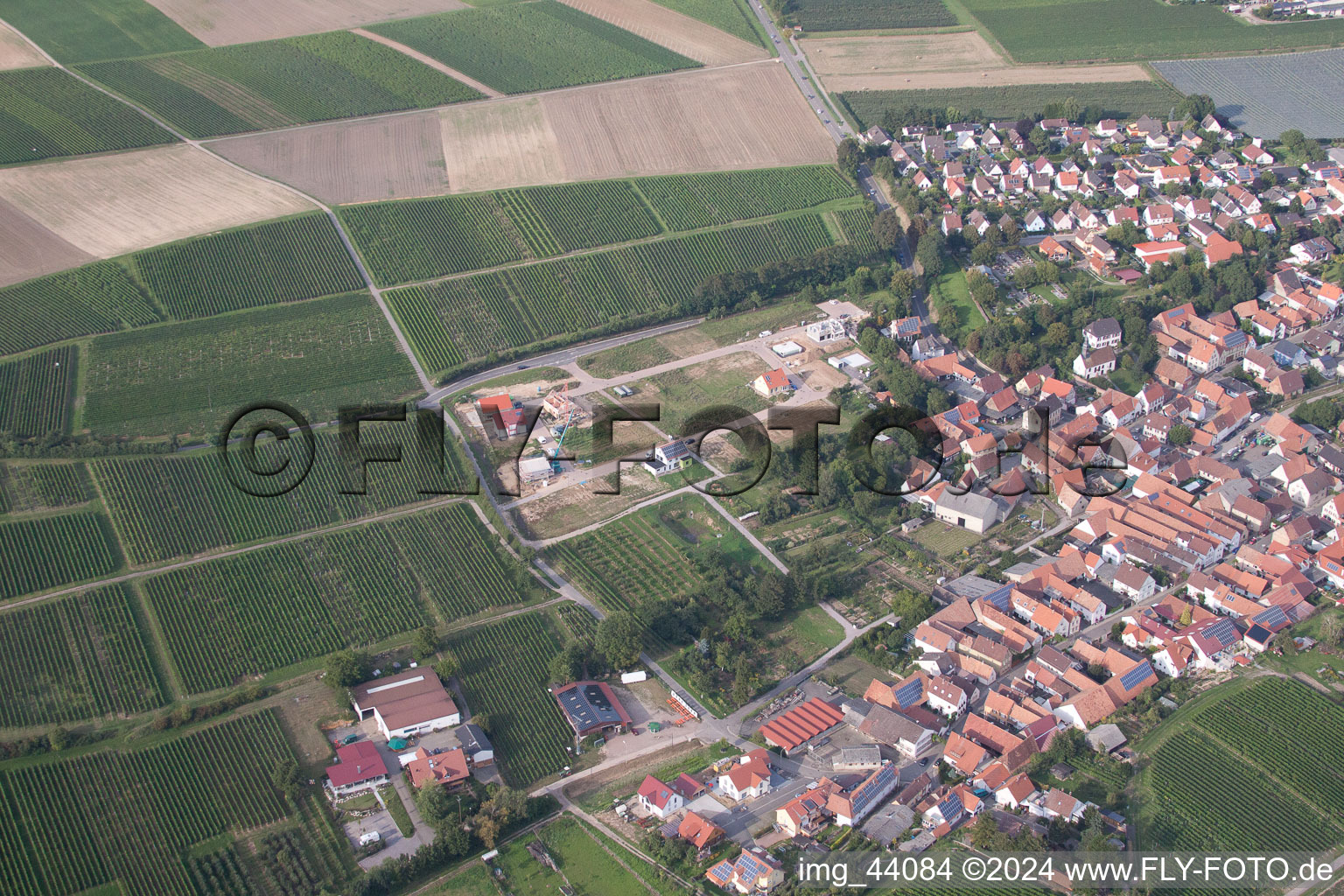 Enregistrement par drone de Impflingen dans le département Rhénanie-Palatinat, Allemagne