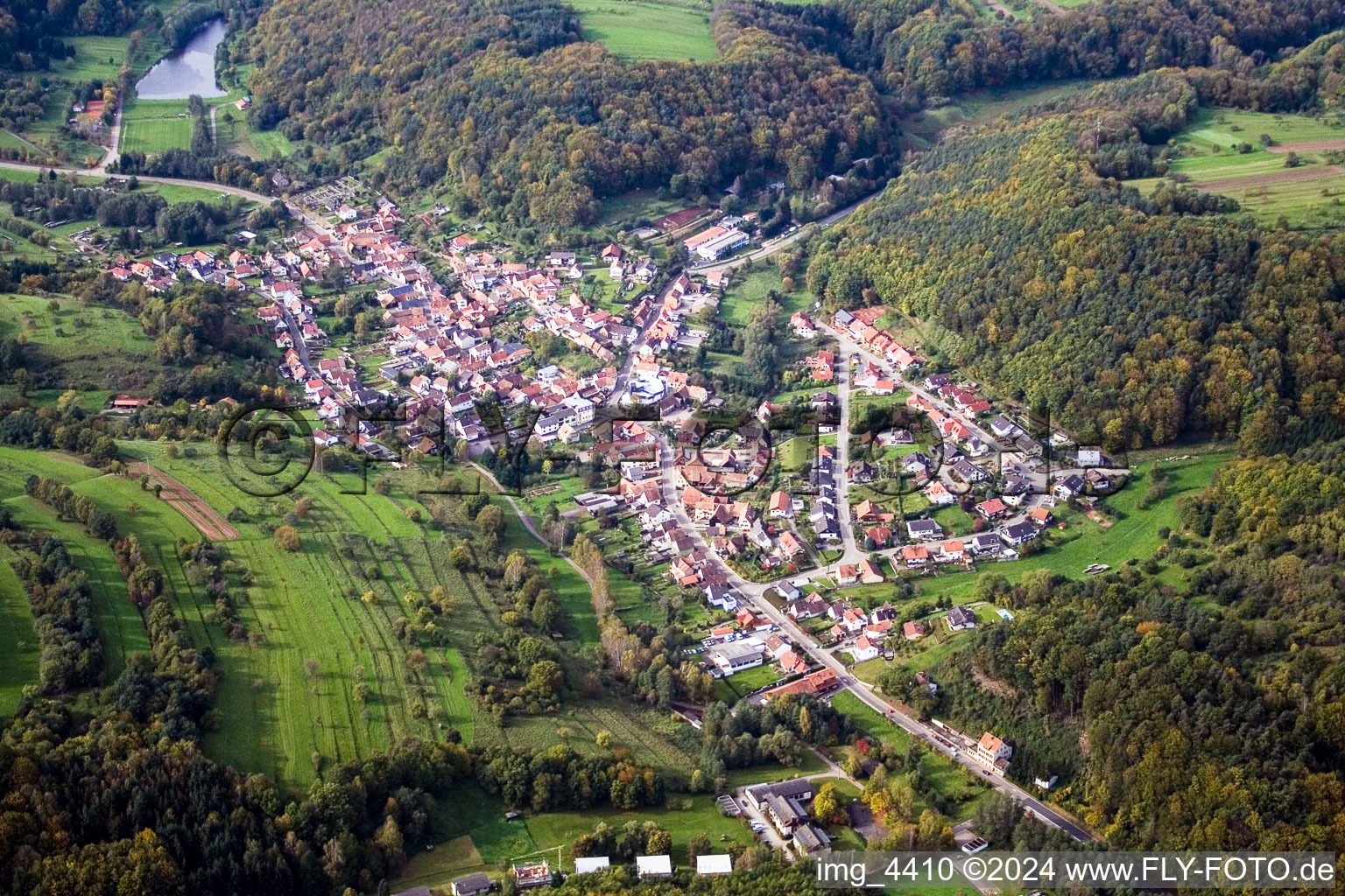 Photographie aérienne de De l'est à Silz dans le département Rhénanie-Palatinat, Allemagne