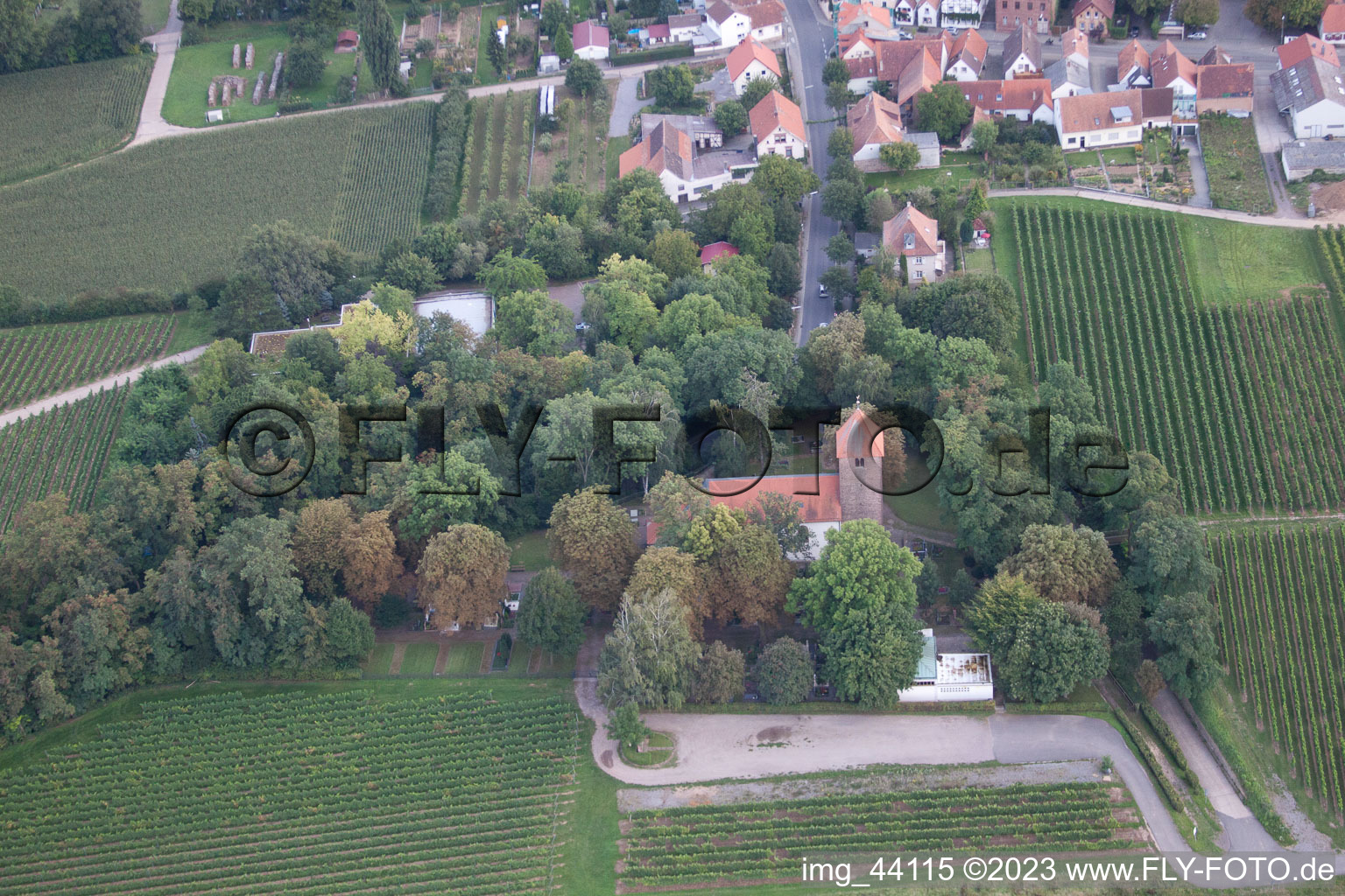 Landau in der Pfalz dans le département Rhénanie-Palatinat, Allemagne du point de vue du drone