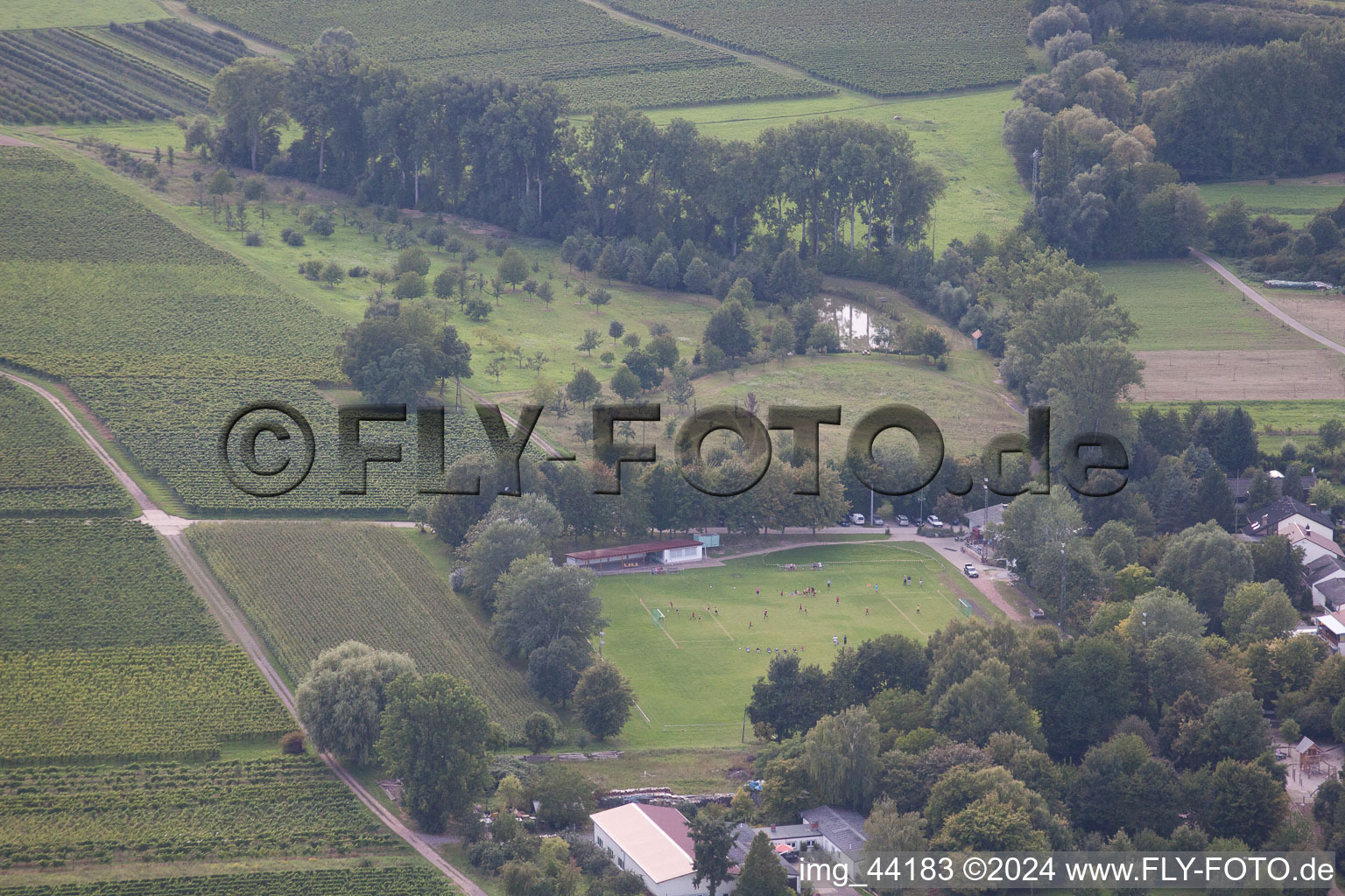 Quartier Wollmesheim in Landau in der Pfalz dans le département Rhénanie-Palatinat, Allemagne du point de vue du drone