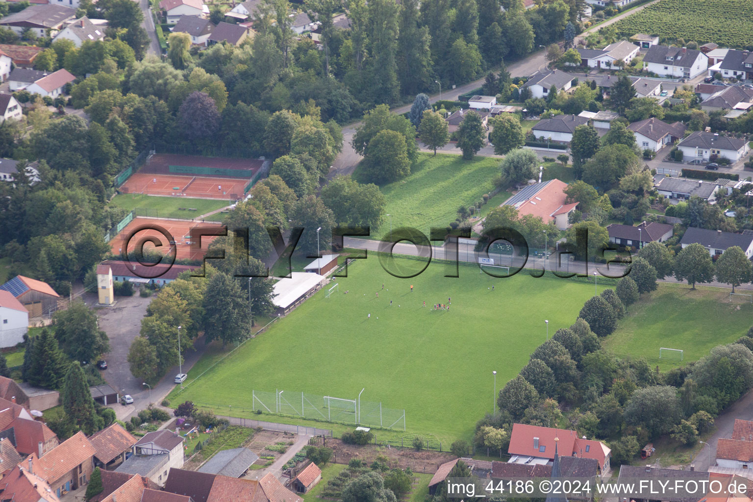 Quartier Mörzheim in Landau in der Pfalz dans le département Rhénanie-Palatinat, Allemagne vue du ciel