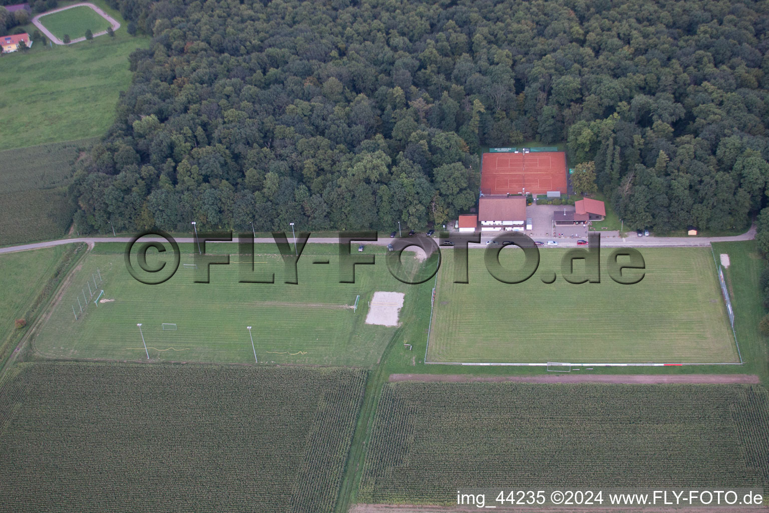 Freckenfeld dans le département Rhénanie-Palatinat, Allemagne d'en haut