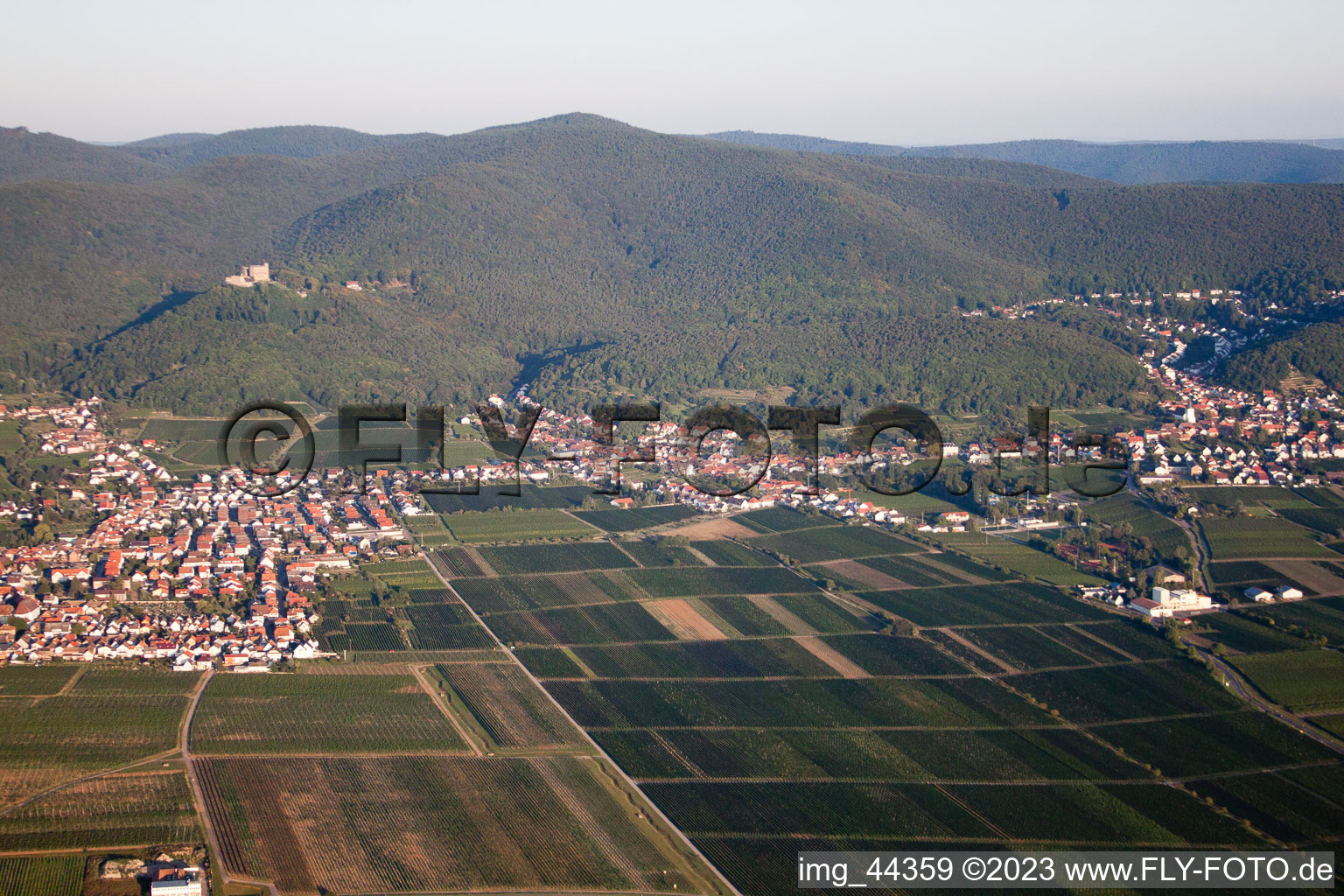 Vue oblique de Quartier Hambach an der Weinstraße in Neustadt an der Weinstraße dans le département Rhénanie-Palatinat, Allemagne