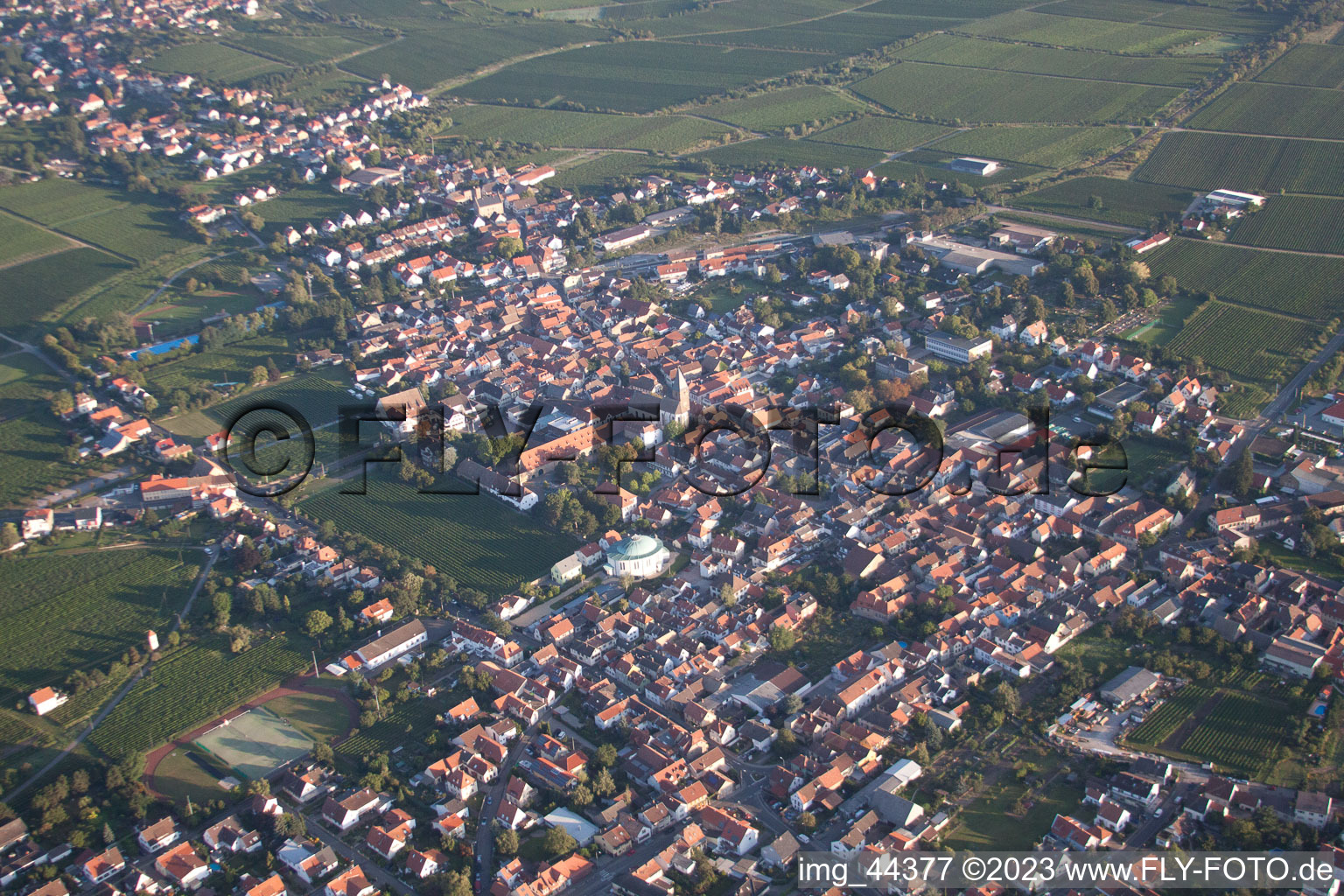 Enregistrement par drone de Quartier Mußbach in Neustadt an der Weinstraße dans le département Rhénanie-Palatinat, Allemagne