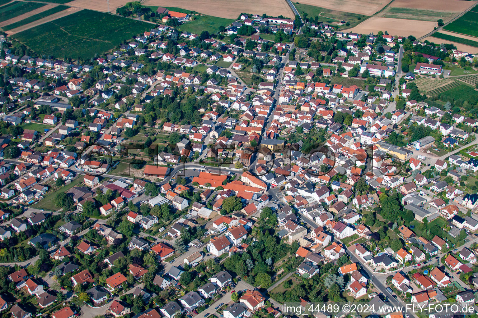 Vue aérienne de Quartier Winzenheim in Bad Kreuznach dans le département Rhénanie-Palatinat, Allemagne