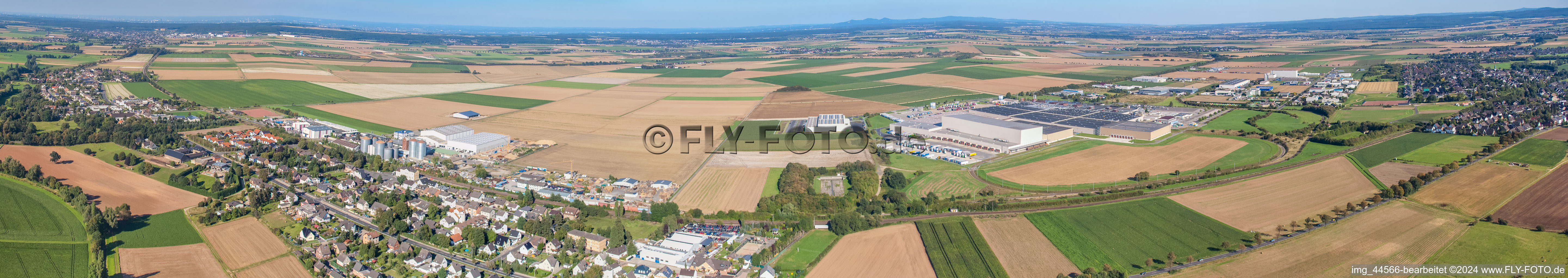 Vue aérienne de Panorama à Euskirchen dans le département Rhénanie du Nord-Westphalie, Allemagne