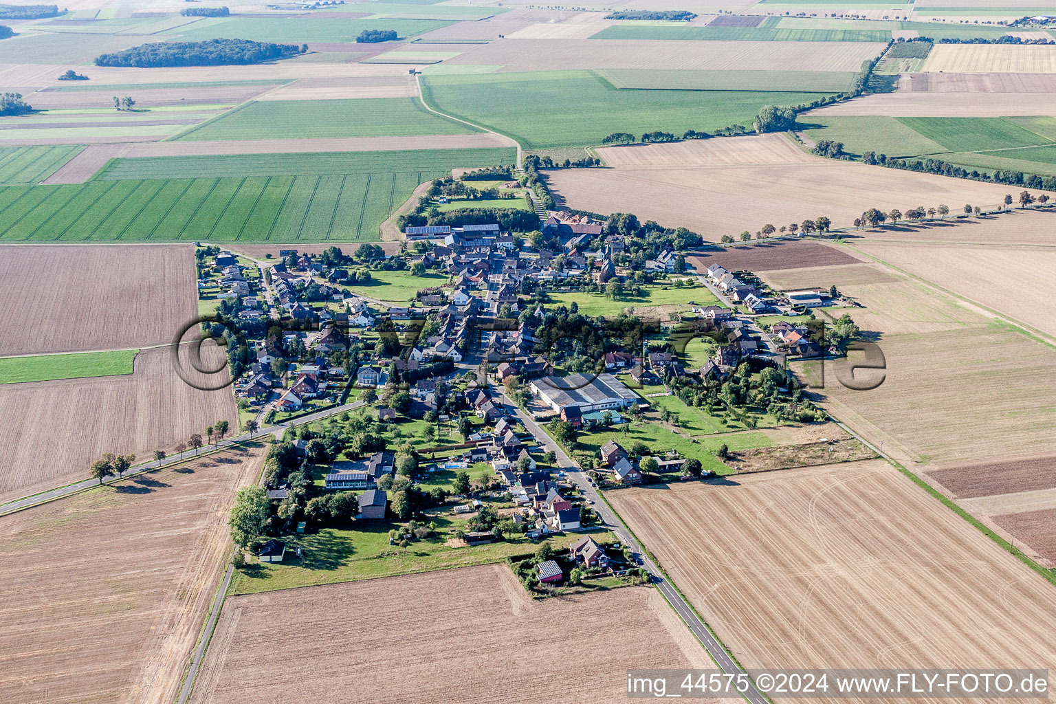 Vue aérienne de Quartier Weiler in der Ebene in Zülpich dans le département Rhénanie du Nord-Westphalie, Allemagne