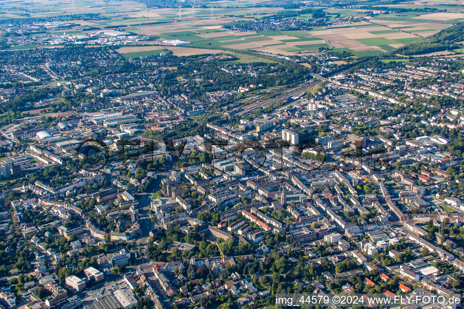 Vue aérienne de Quartier de Gürzenich à Düren dans le département Rhénanie du Nord-Westphalie, Allemagne