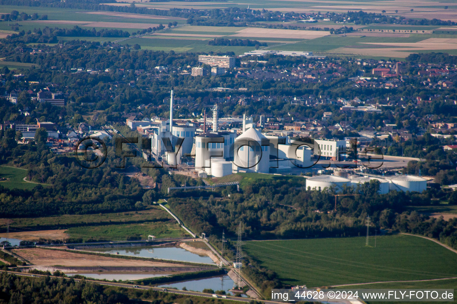 Vue aérienne de Jülich dans le département Rhénanie du Nord-Westphalie, Allemagne