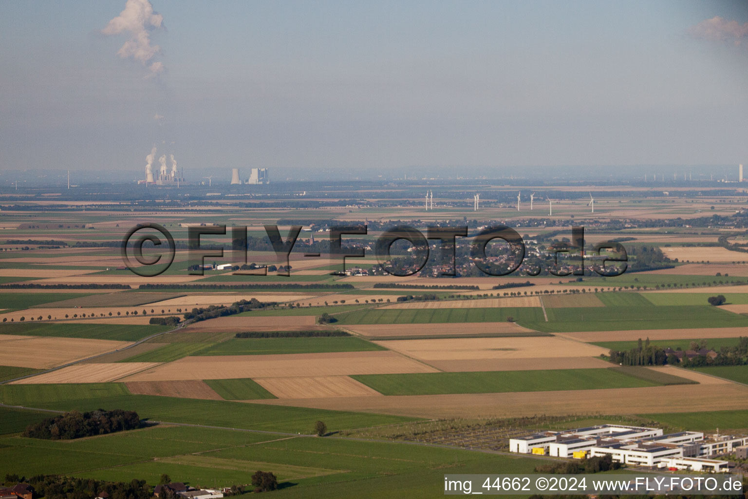 Vue aérienne de Jülich dans le département Rhénanie du Nord-Westphalie, Allemagne