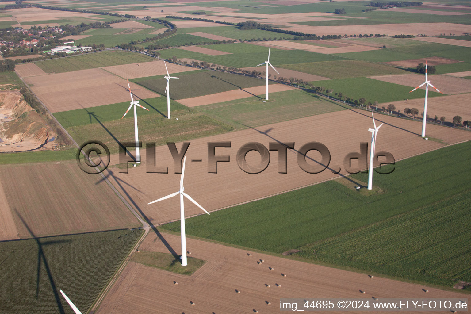 Photographie aérienne de Erkelenz dans le département Rhénanie du Nord-Westphalie, Allemagne