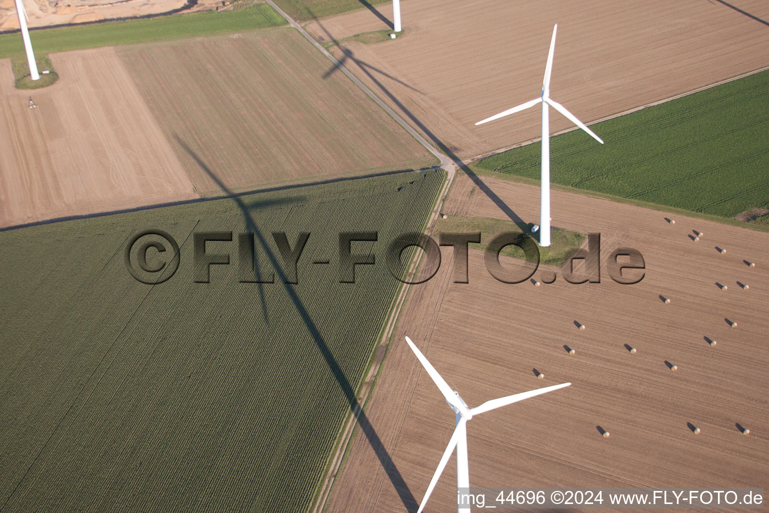 Vue oblique de Erkelenz dans le département Rhénanie du Nord-Westphalie, Allemagne