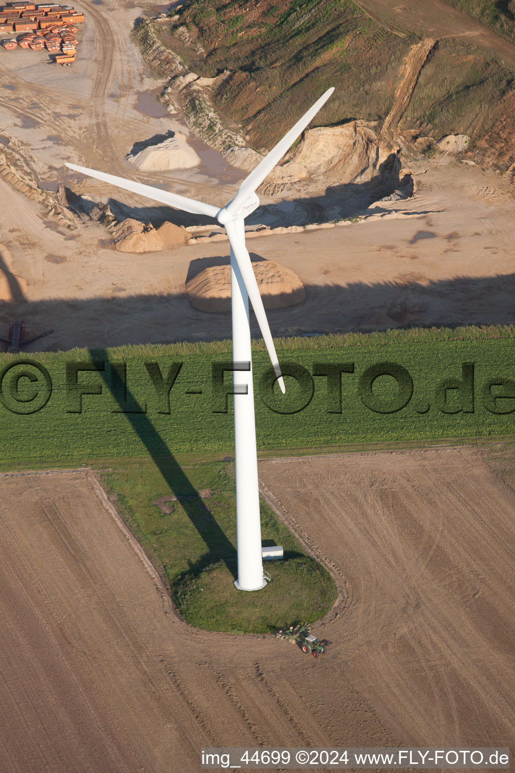 Erkelenz dans le département Rhénanie du Nord-Westphalie, Allemagne d'en haut