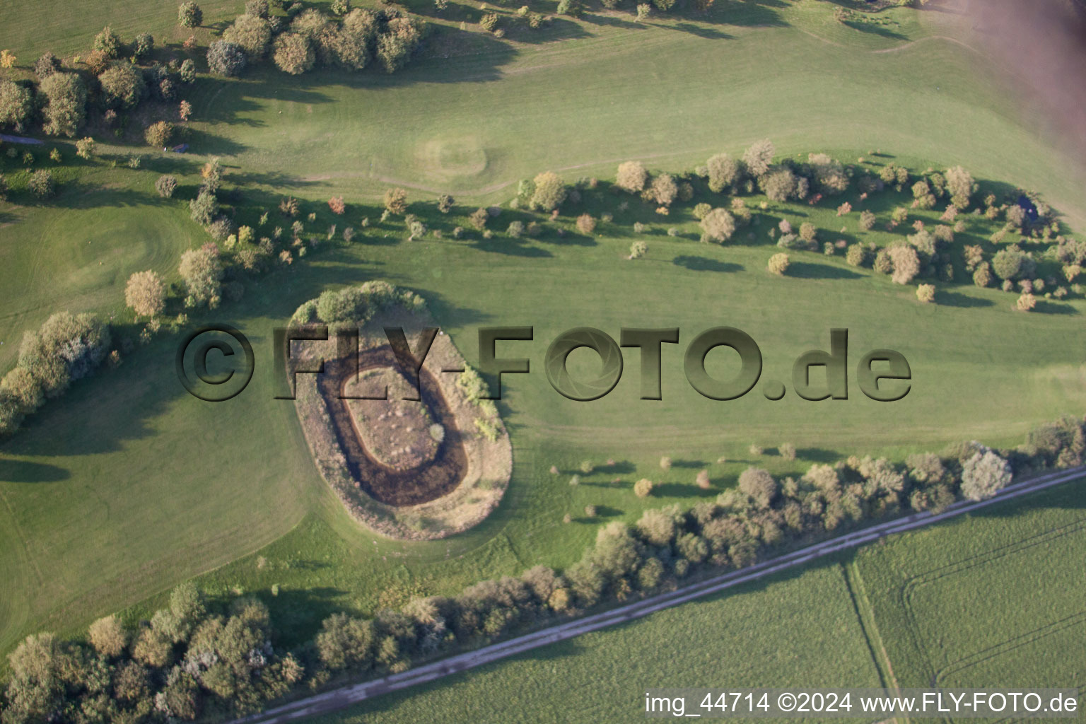 Club de golf Mönchengladbach-Wanlo eV à Mönchengladbach dans le département Rhénanie du Nord-Westphalie, Allemagne vue d'en haut