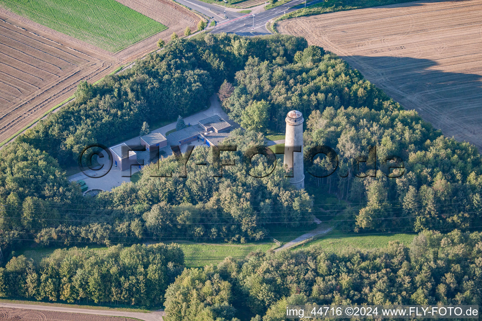 Vue d'oiseau de Erkelenz dans le département Rhénanie du Nord-Westphalie, Allemagne