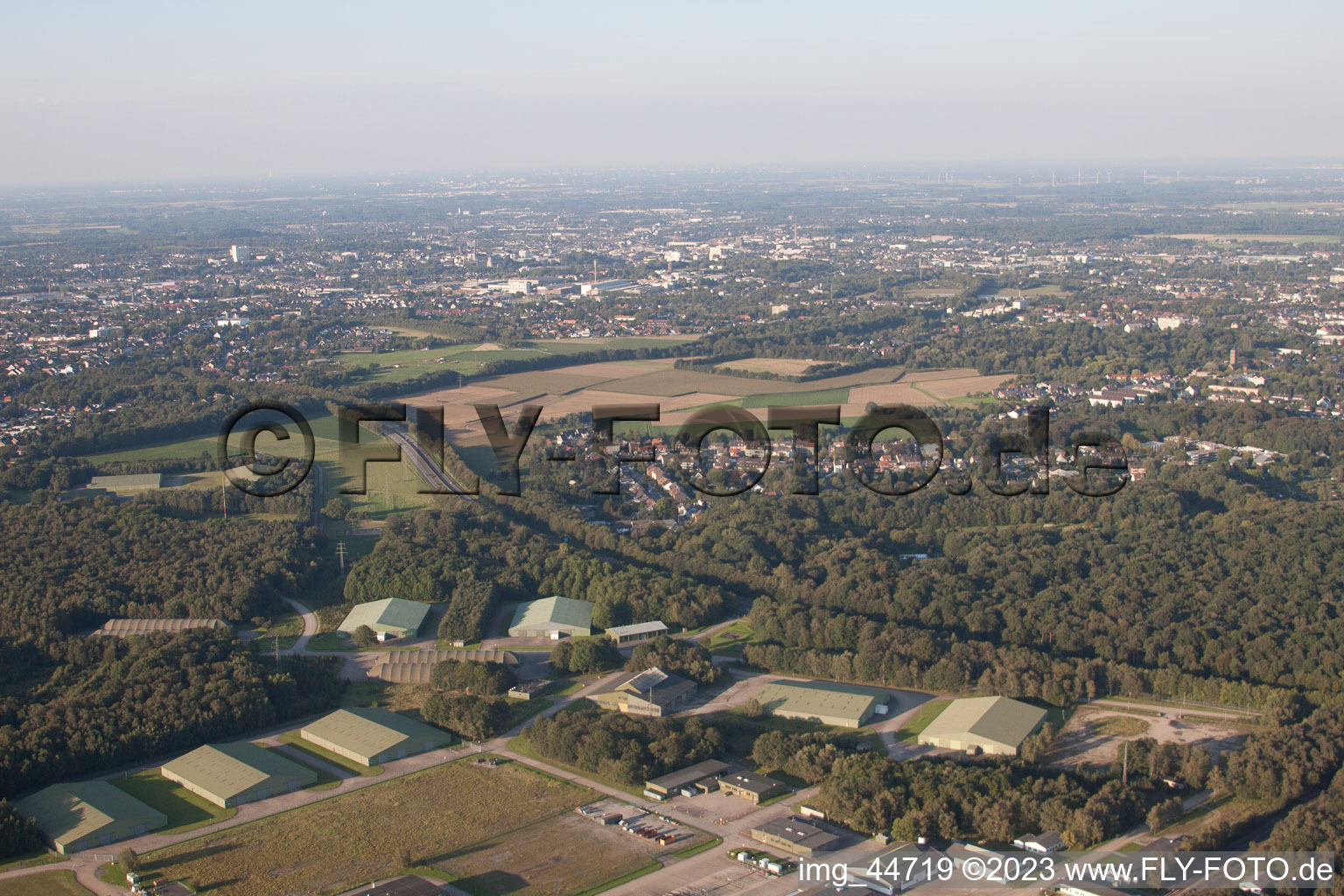 Vue aérienne de Mönchengladbach dans le département Rhénanie du Nord-Westphalie, Allemagne