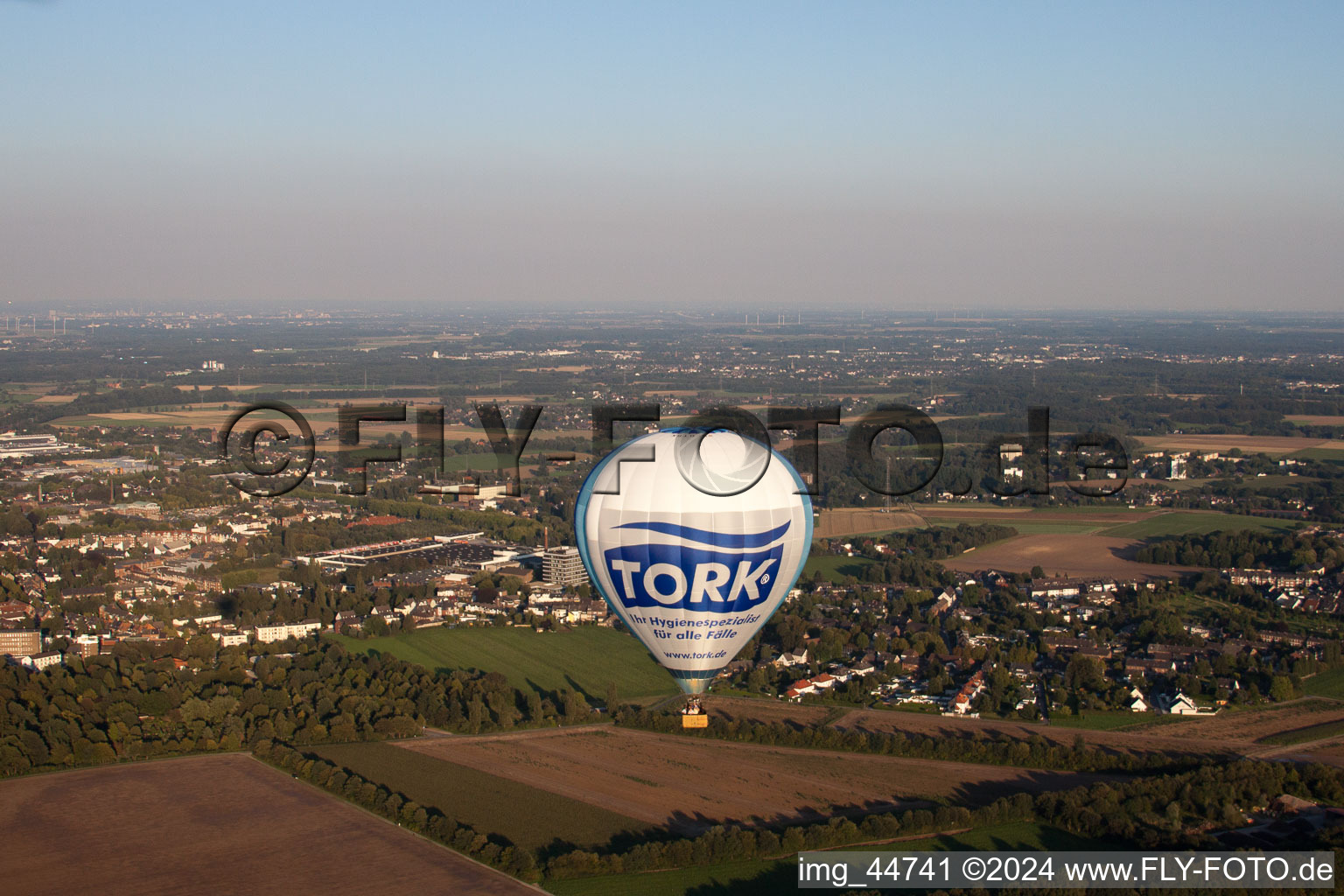 Vue aérienne de Viersen dans le département Rhénanie du Nord-Westphalie, Allemagne