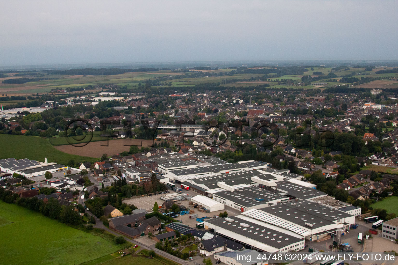 Photographie aérienne de Grefrath dans le département Rhénanie du Nord-Westphalie, Allemagne