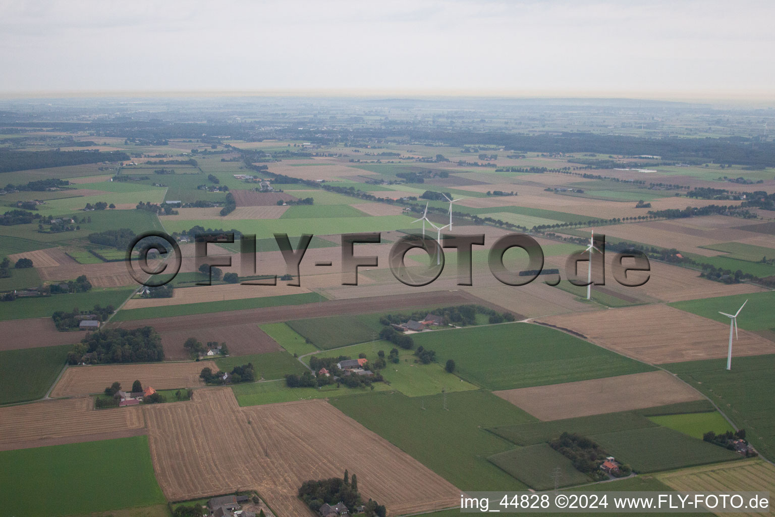 Vue aérienne de Verkält dans le département Rhénanie du Nord-Westphalie, Allemagne