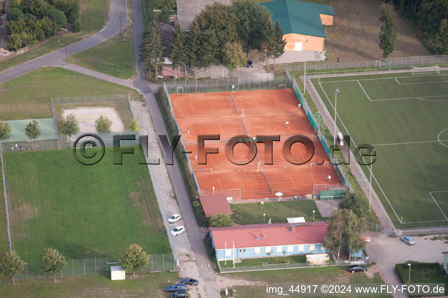 Photographie aérienne de Rheinzabern dans le département Rhénanie-Palatinat, Allemagne