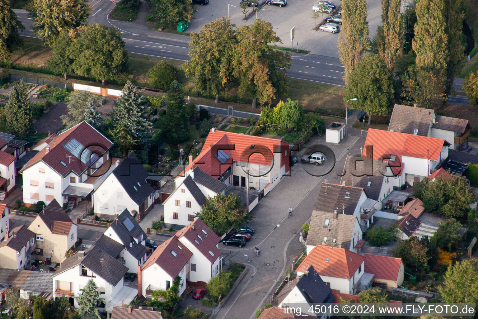 Kandel dans le département Rhénanie-Palatinat, Allemagne vue du ciel